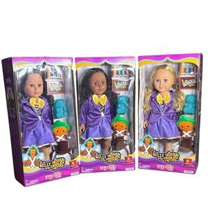 Willy Wonka & The Chocolate Factory: My Life As 18" Dolls & Accessories Trio NEW